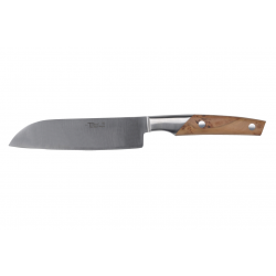Couteau Santoku lame lisse 17cm Le Thiers Cuisine genévrier