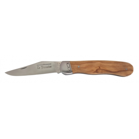 Le pionnier folding knife 1 piece - olive wood