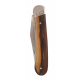 Le pionnier folding knife 1 piece - pistachio wood
