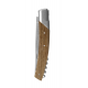 Le Thiers Pirou 1 bolster folding knife with corkscrew, 12cm Sandvick blade oak wood