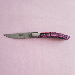 Special edition Le Thiers Pirou 10cm damascus mammoth molar PURPLE