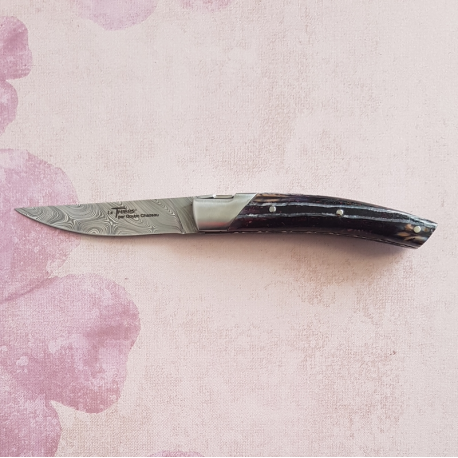 Special edition Le Thiers Pirou 10cm damascus mammoth molar VIOLET